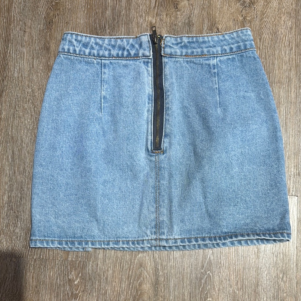 Denim Blue Women's Skirt - Picture 3 of 3